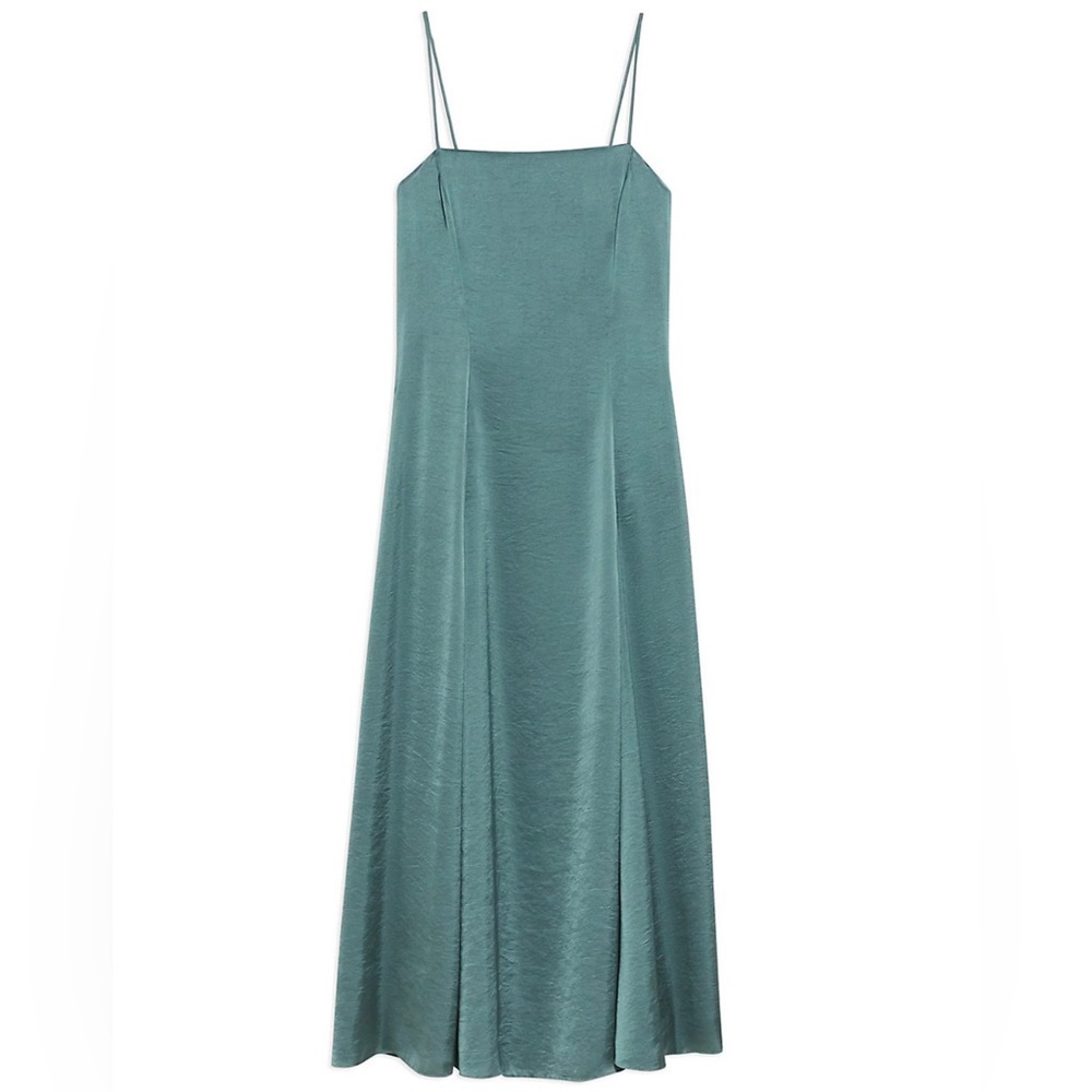 Theory Came Volume Midi Dress NWT